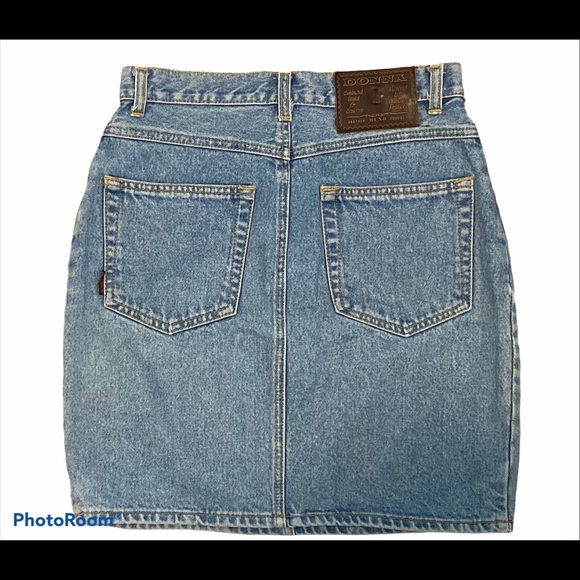 Donna I vintage high waisted denim skirt | - Picture 2 of 2
